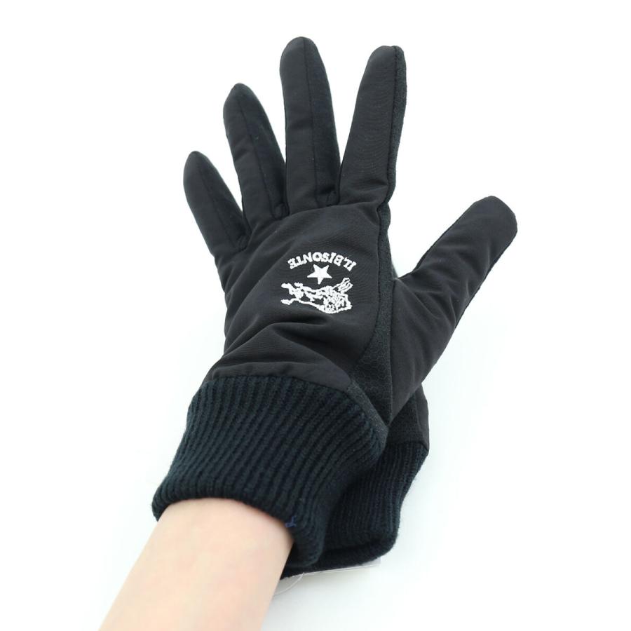 IL BISONTE（イルビゾンテ） コンビグローブ 手袋 レディース メンズ