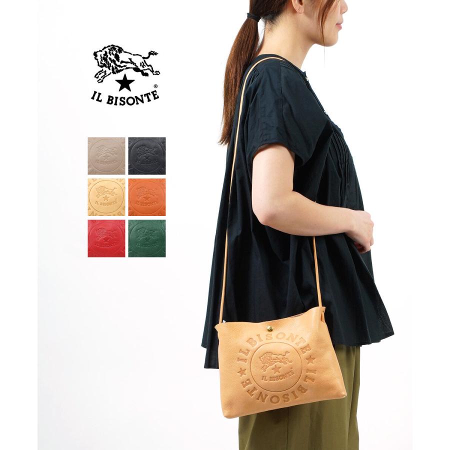 IL BISONTE イルビゾンテ ショルダーバッグ レザーポシェット