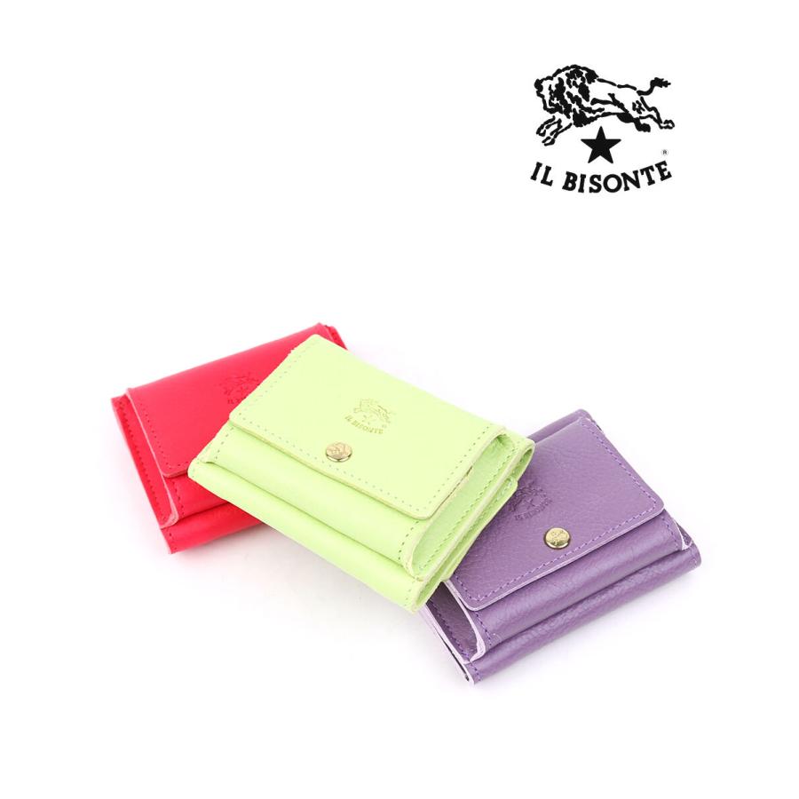 IL BISONTE（イルビゾンテ） 三つ折り 財布 ミニウォレット トリフォ