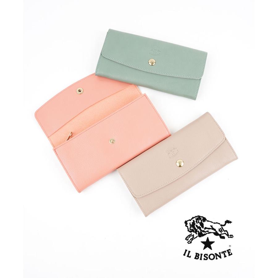 IL BISONTE（イルビゾンテ） フラップ付き 長財布 レディース メンズ