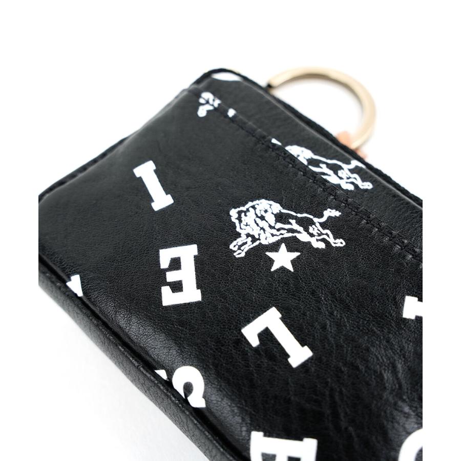 IL BISONTE（イルビゾンテ） ロゴプリンテッドレザー コインパース