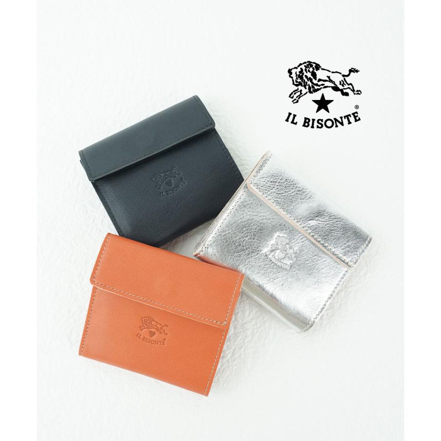 IL BISONTE（イルビゾンテ） フラップ付き二つ折り財布 IL BISONTE