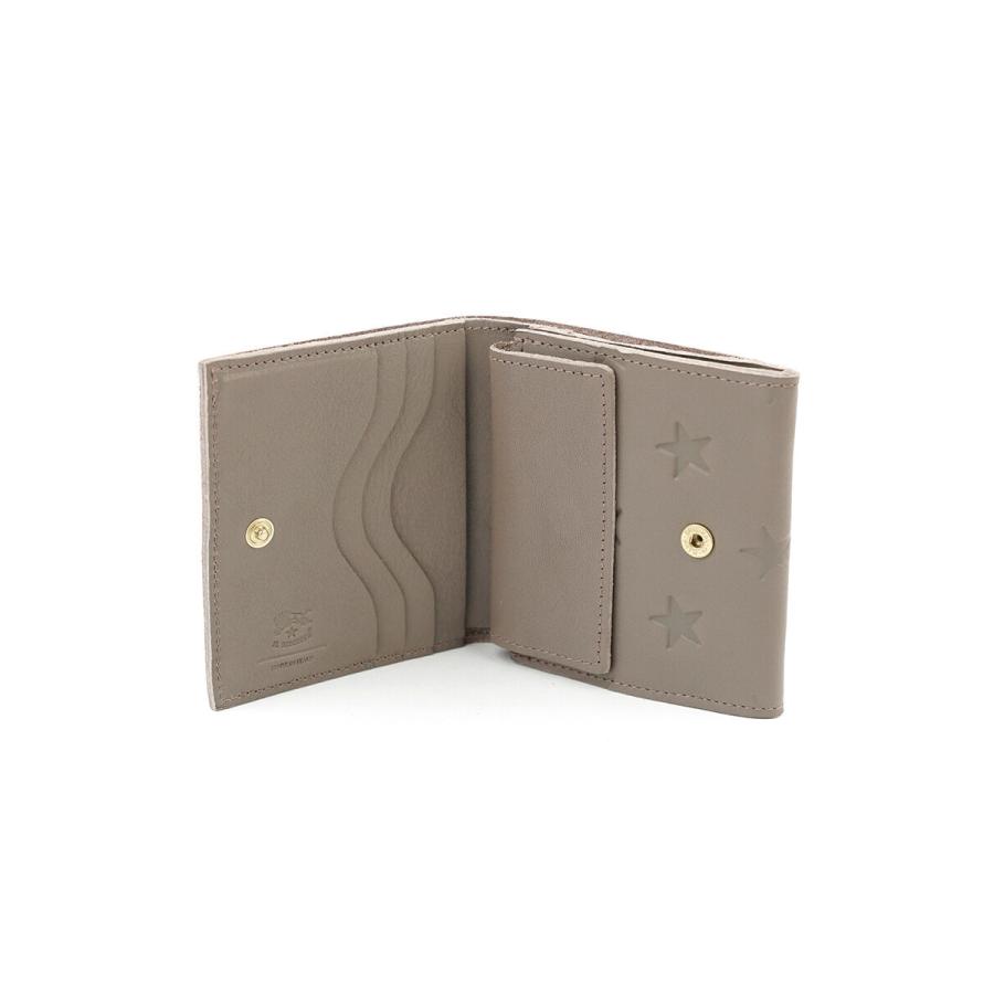 IL BISONTE（イルビゾンテ） スターエンボスレザー 二つ折り財布 IL