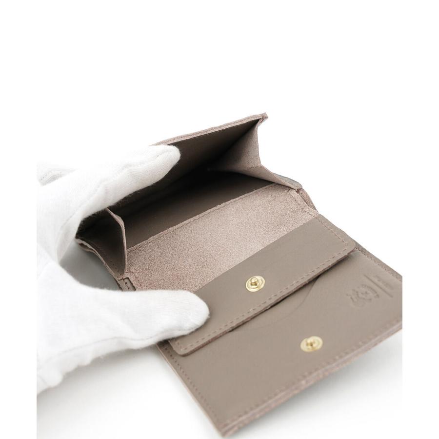 IL BISONTE（イルビゾンテ） スターエンボスレザー 二つ折り財布 IL