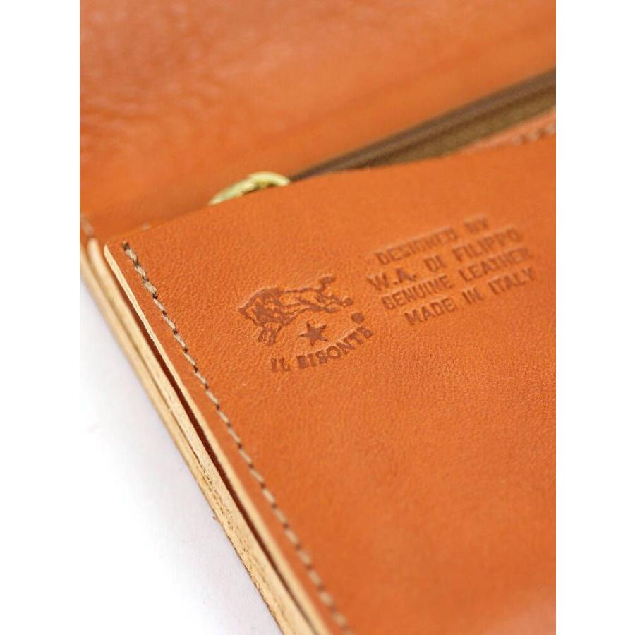 イルビゾンテ IL BISONTE レザー 二つ折り財布・5432300240-0061402 爆買の画像