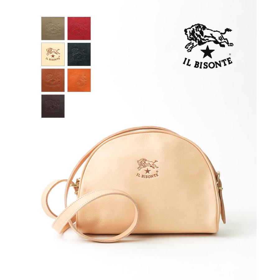 IL BISONTE イルビゾンテ 半月型ミニショルダーバッグ IL BISONTE イルビゾンテ 半月型ミニショルダーバッグ