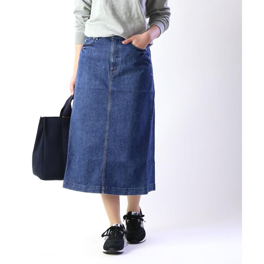 ヤヌーク Aラインデニムスカート Yanuk 57191032 国内正規品 2019春夏