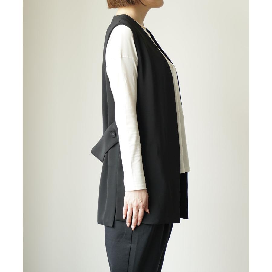 ユイティーム ミドル丈ジレ huitieme nid レディース 国内正規品