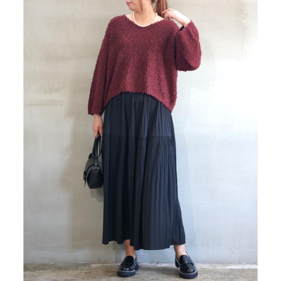 ユイティーム プリーツスカート huitieme nid レディース 国内正規品