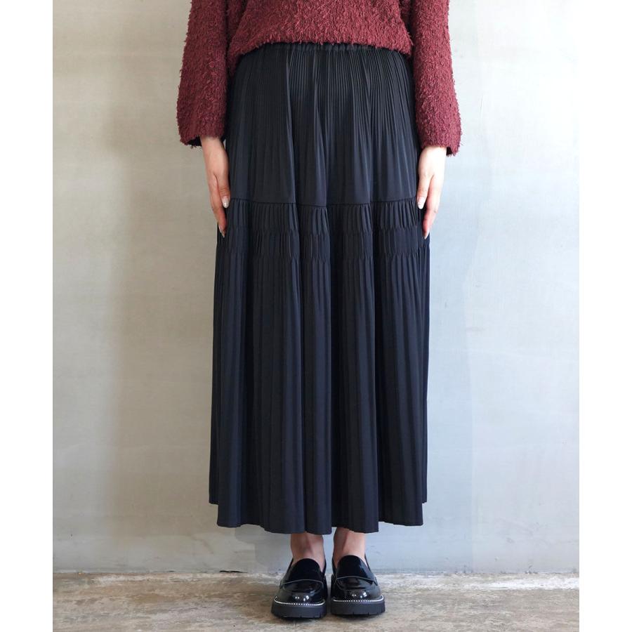 ユイティーム プリーツスカート huitieme nid レディース 国内正規品