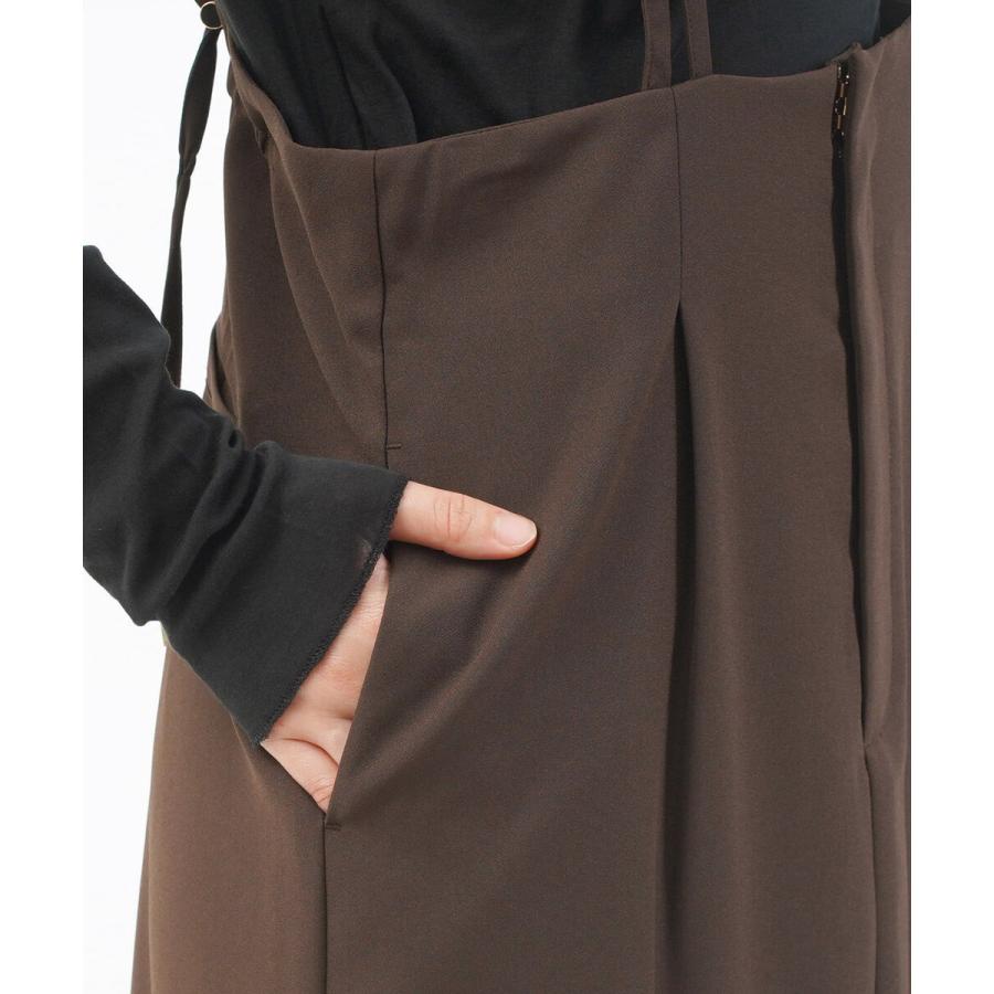 ユイティーム ジョーゼットサロペットスカート huitieme nid 2025秋冬