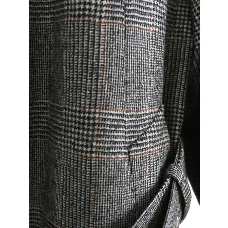 TOMORROWLAND(トゥモローランド)ウール グレンチェック ベルト付き
