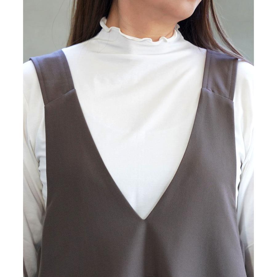 ユイティーム ツイルジャンパースカート huitieme nid 2025秋冬新作