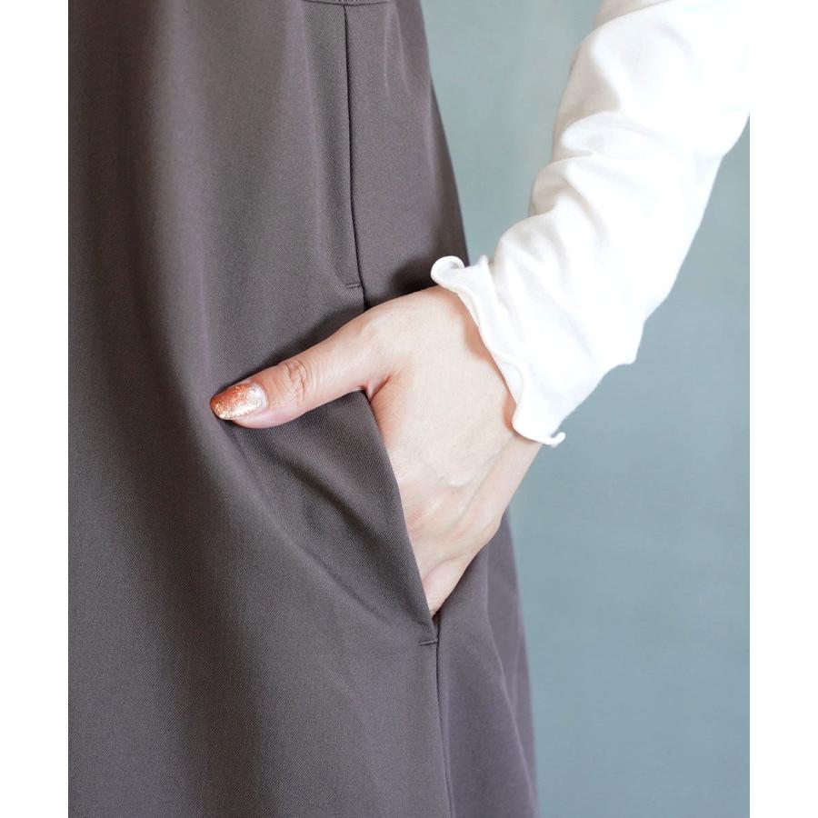 ユイティーム ツイルジャンパースカート huitieme nid 2025秋冬新作