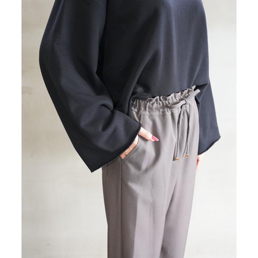 ユイティーム イージーパンツ huitieme nid 2025秋冬新作 レディース