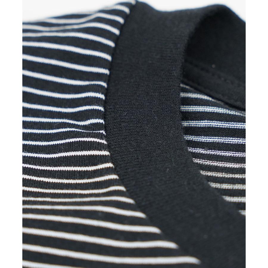 ハンドバーク 60/2 S/S BIG T-SHIRT STRIPE handvaerk 6513-B 国内正規品 220403 送料無料 ハンドバーク 60/2 S/S BIG T-SHIRT STRIPE handvaerk レディース