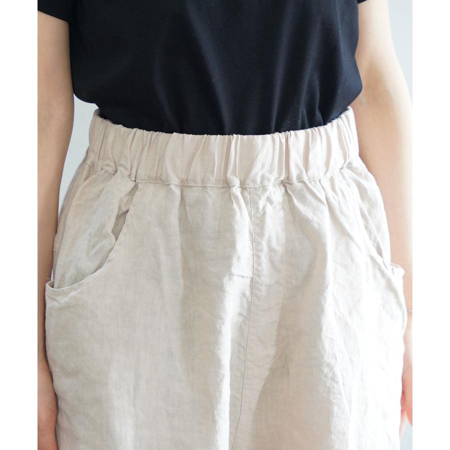 ナル 40フレンチリネン ノッポパンツ naru レディース 国内正規品 爆買