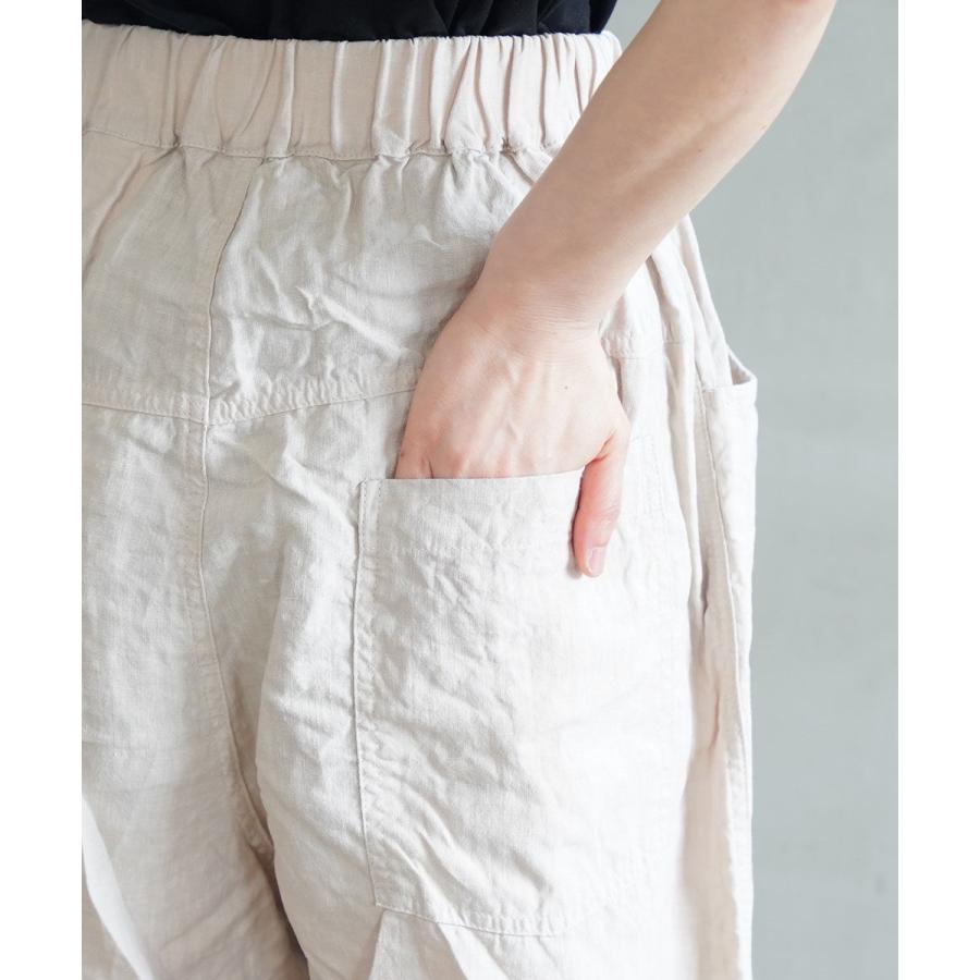 ナル 40フレンチリネン ノッポパンツ naru レディース 国内正規品 爆買