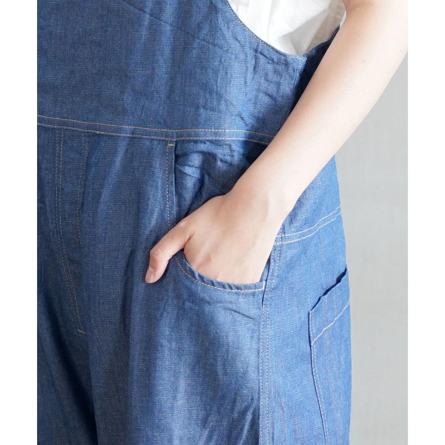 ナル 7ozサマーデニム ノッポサロペット naru レディース 国内正規品
