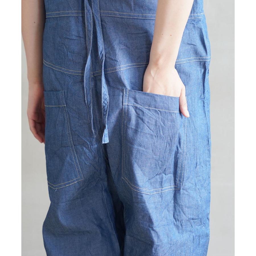 ナル 7ozサマーデニム ノッポサロペット naru レディース 国内正規品