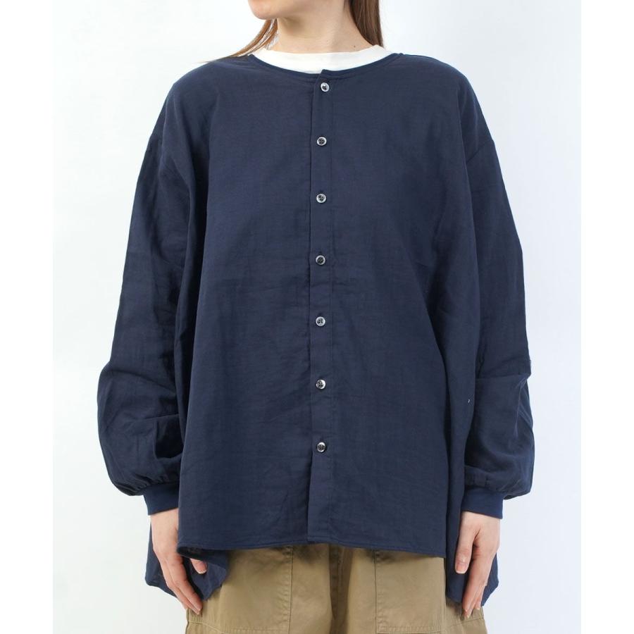 ナル ダブルガーゼワイド2WAYフレアブラウス naru 2026春夏新作