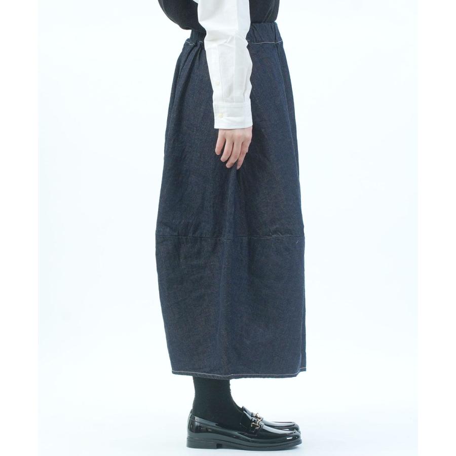 ナル 8ozムラデニム エッグスカート naru 2026春夏新作 レディース