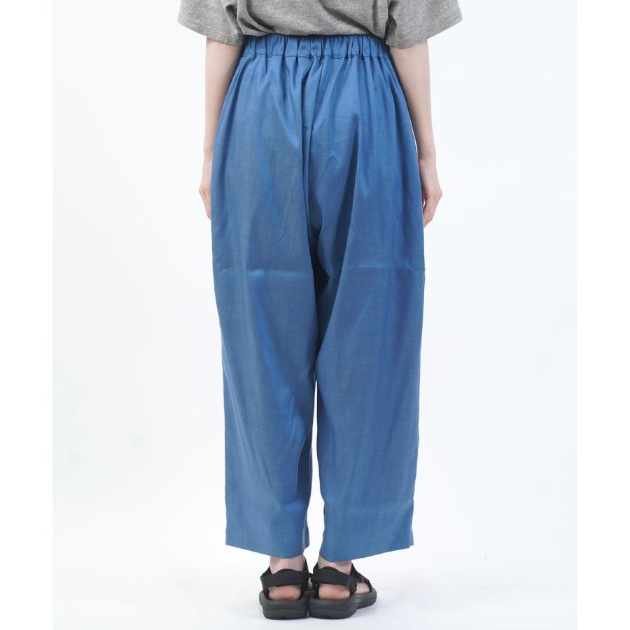 ナル シャンブレーツイルタックワイドパンツ naru 2025春夏新作