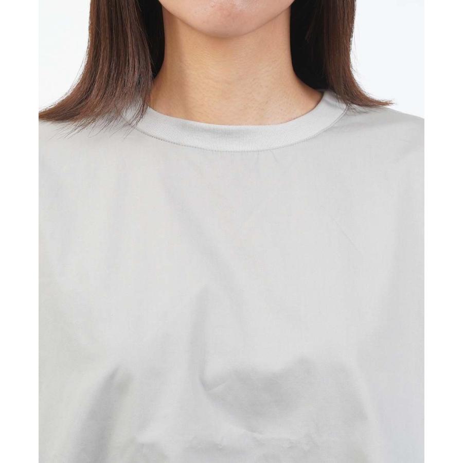 ナル エッセンシャルブロードバルーンスリーブシャツ naru レディース