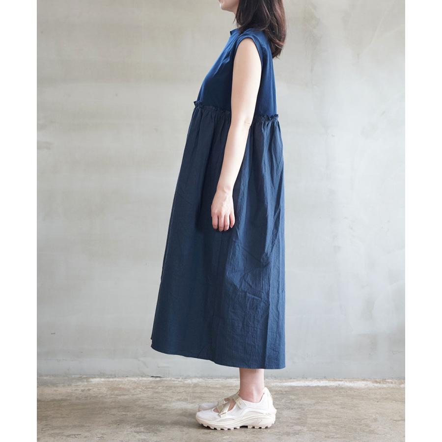 ナル BRING OUT ECO天竺×シーチングワンドワッシャー切り替え