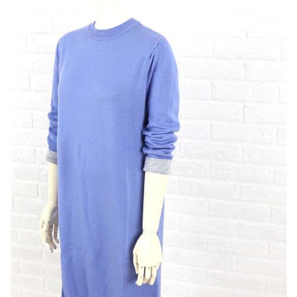 TORRAZZO DONNA(トラッゾドンナ) ウール混ポリエステル長袖 クルーネックニットワンピース・68-3653・1221501    レディース 女性 誕生日プレゼント ギフト 正規品 新品 Torrazzo Donna（トラッゾドンナ） ウール混ポリエステル長袖 クルー