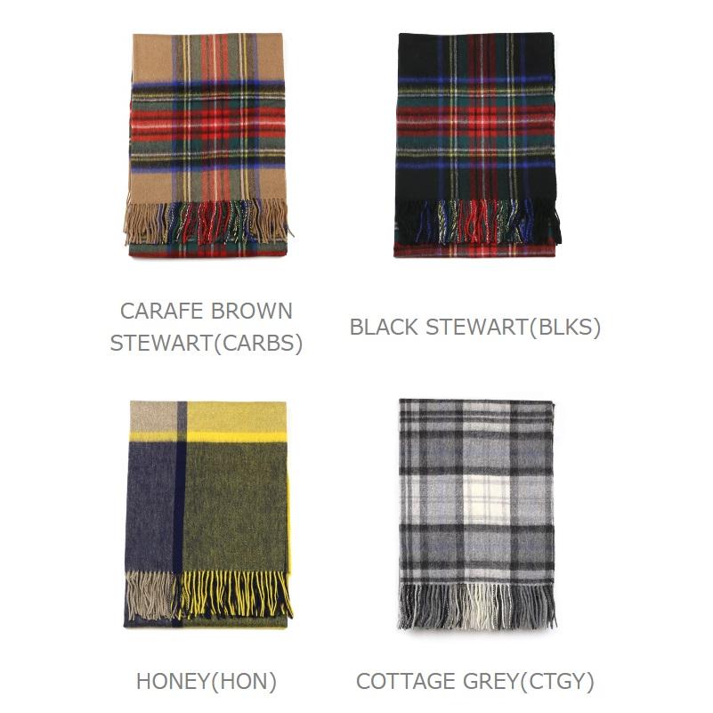 【ほぼ未使用】TWEEDMILL☆ Lambswool Stole TWEED MILL（ツイードミル） マフラー Lambswool Stole レディース 48