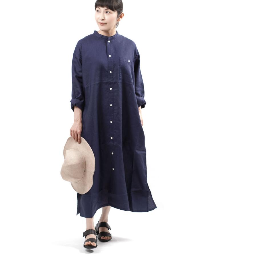 NATURAL LAUNDRY（ナチュラルランドリー） ロングシャツワンピース