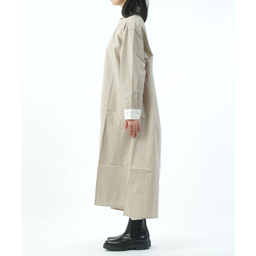 NATURAL LAUNDRY（ナチュラルランドリー） 先染めブロード クレリック 