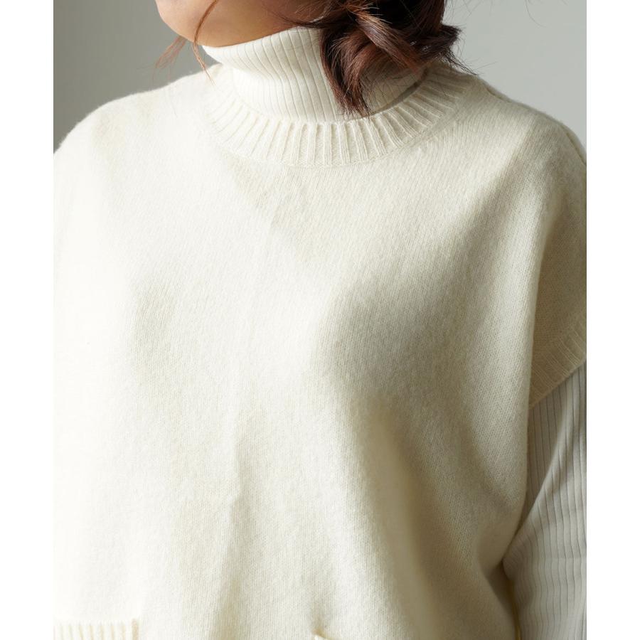 NATURAL LAUNDRY（ナチュラルランドリー） ラムウールニットベスト