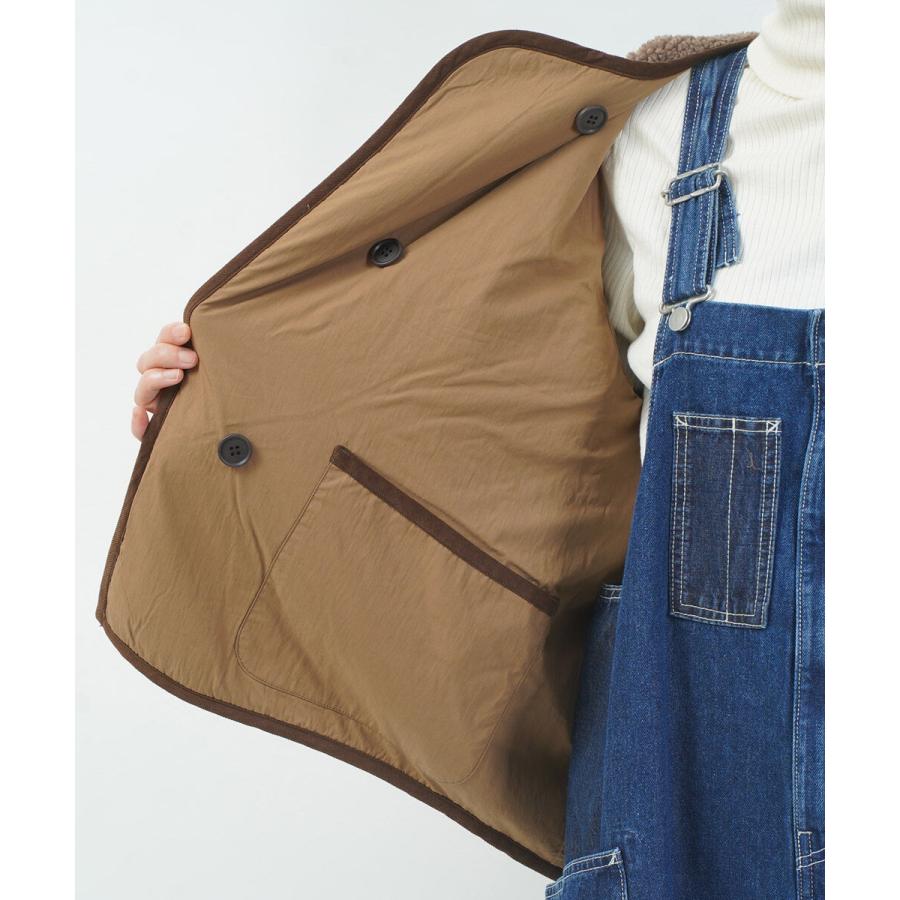 NATURAL LAUNDRY（ナチュラルランドリー） ボアリバーシブルジャケット