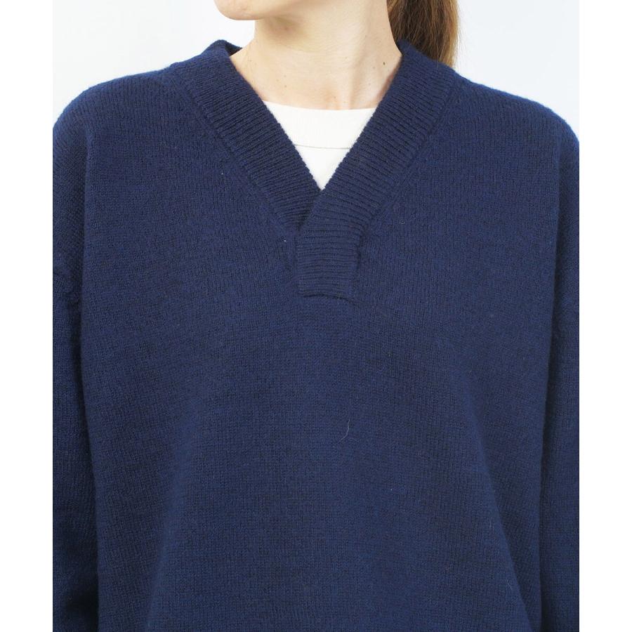 NATURAL LAUNDRY（ナチュラルランドリー） 軽縮メリノYネックプル