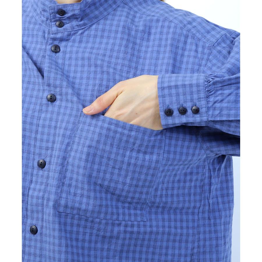 ナチュラルランドリー コットンシャンブレーモックシャツ NATURAL LAUNDRY 7254T-009 国内正規品 2025秋冬新作 送料無料 NATURAL LAUNDRY（ナチュラルランドリー） コットンシャンブレーモック