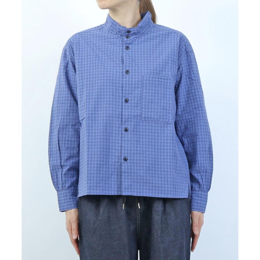NATURAL LAUNDRY コットンテンセル シャーリングシャツ シワ加工 NATURAL LAUNDRY コットンテンセル シャーリングシャツ シワ加工