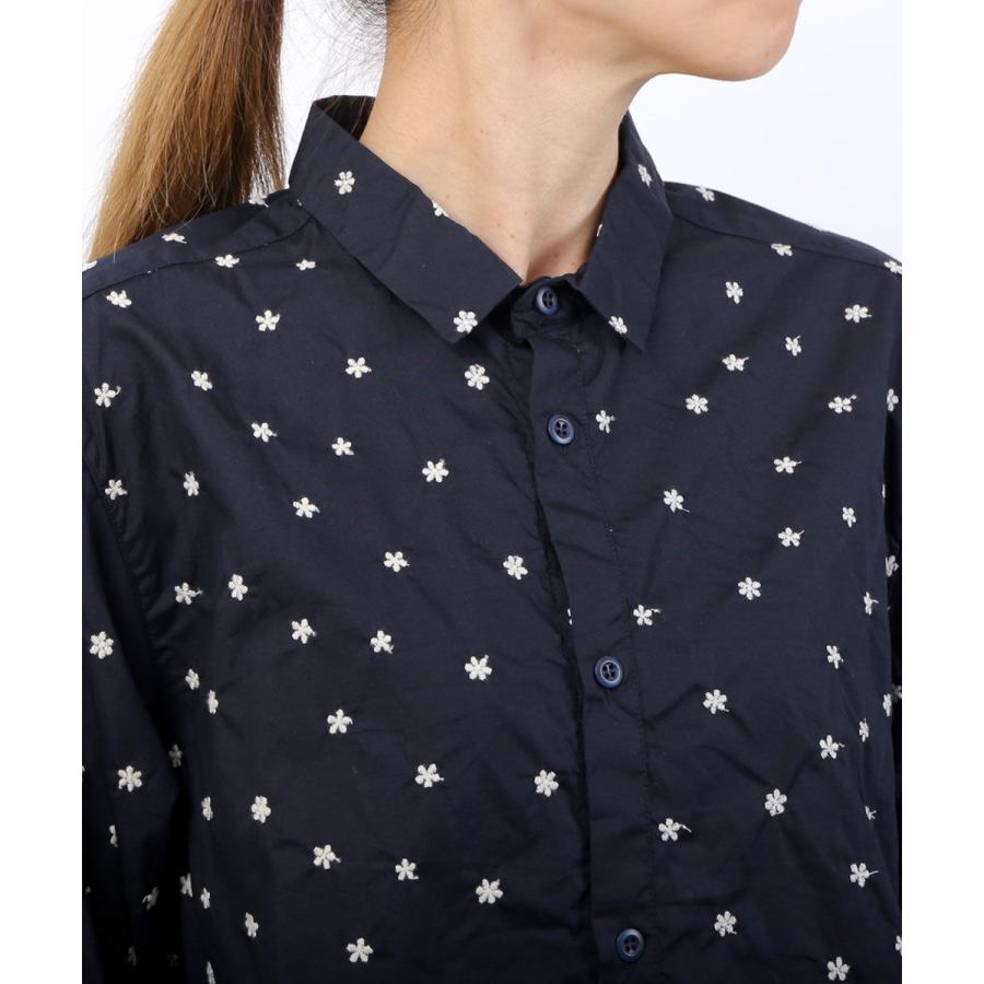 NATURAL LAUNDRY（ナチュラルランドリー） オハナ刺繍シャツ NATURAL