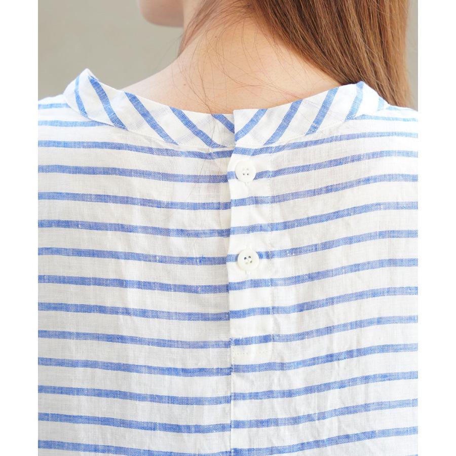 NATURAL LAUNDRY（ナチュラルランドリー） 先染めリネンドルマンT