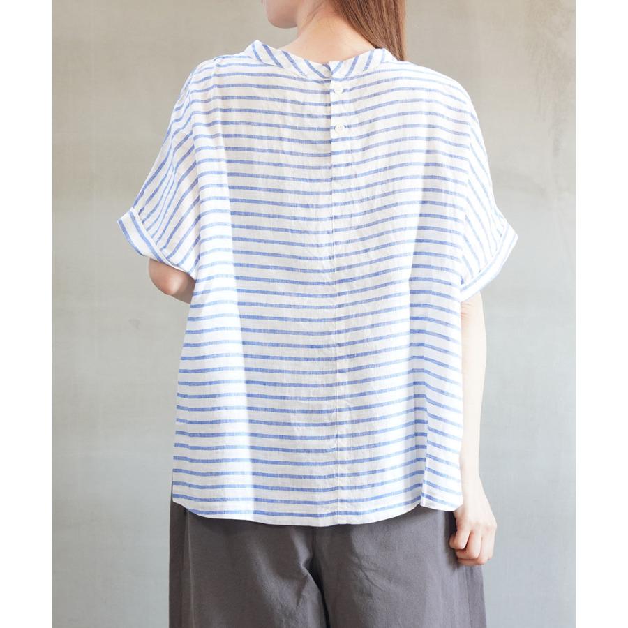 NATURAL LAUNDRY（ナチュラルランドリー） 先染めリネンドルマンT