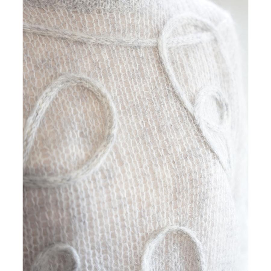 ユイティーム モヘヤコード刺繍プルオーバー huitieme nid 2025秋冬