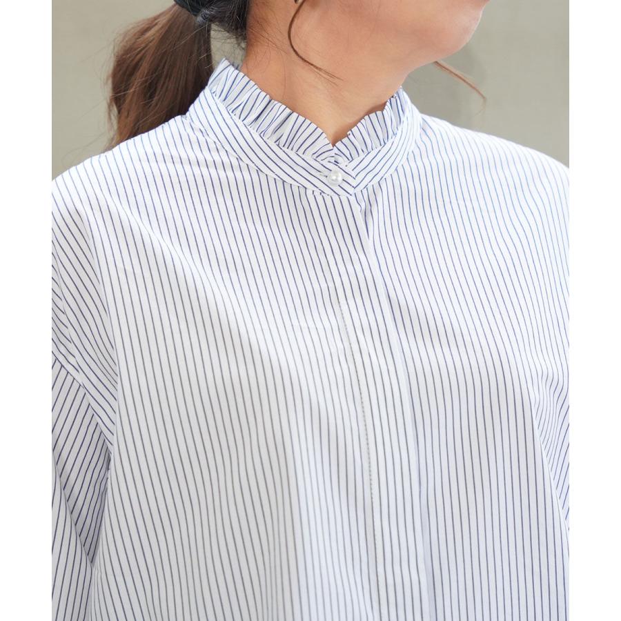 ボヌール スタンドフリルブラウス Bonheur レディース 国内正規品