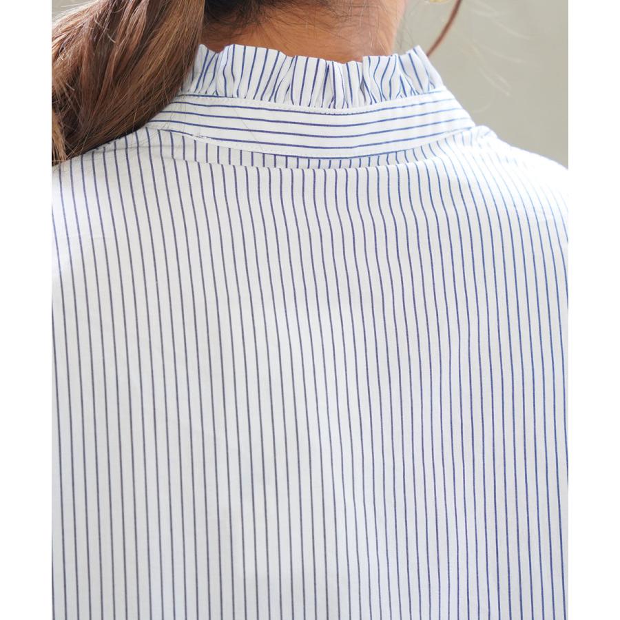 ボヌール スタンドフリルブラウス Bonheur レディース 国内正規品