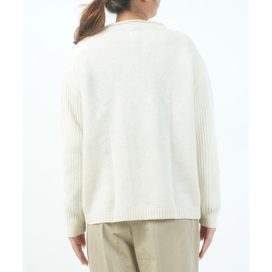 grin（グリン） ラムロールネック ニットプルオーバー レディース 国内