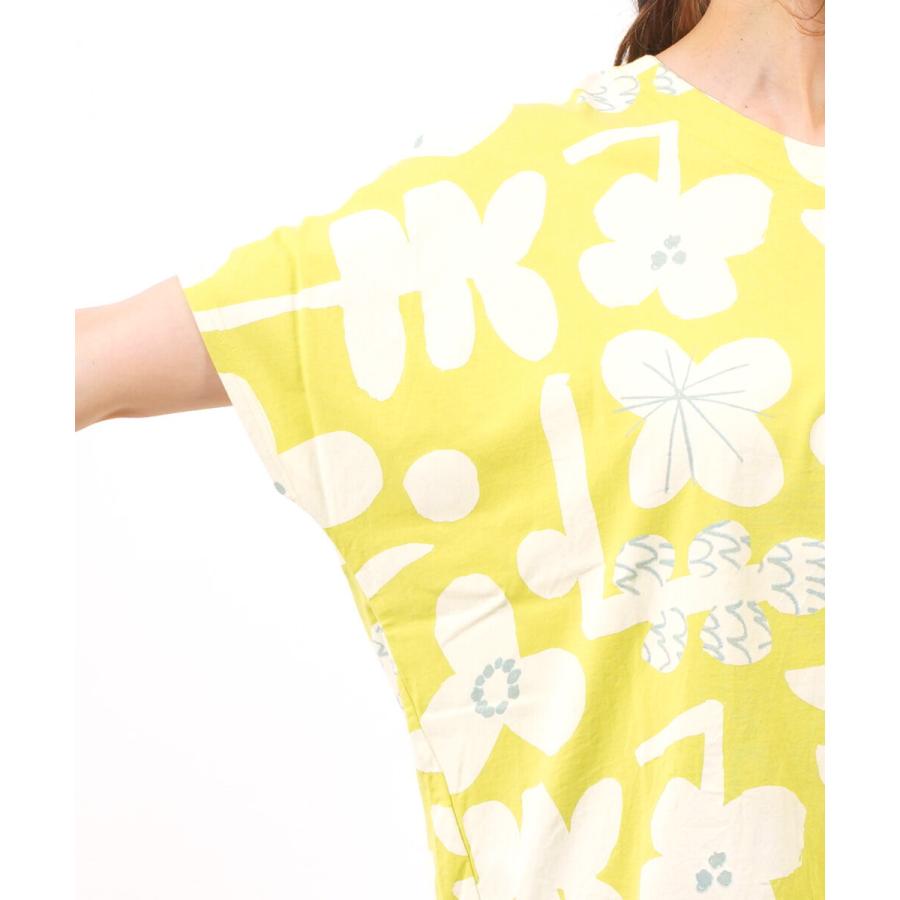 grin（グリン） 花柄 ドルマンプルオーバー レディース 国内正規品