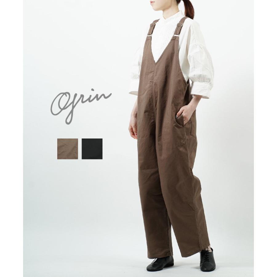 grin（グリン） ツイルストレッチ サロペット レディース 国内正規品