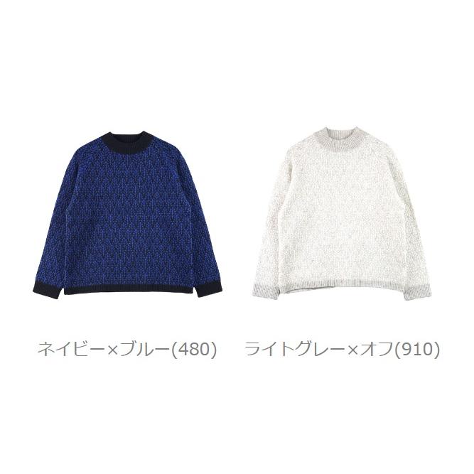 grin グリン ツリージャガード クループルオーバー レディース