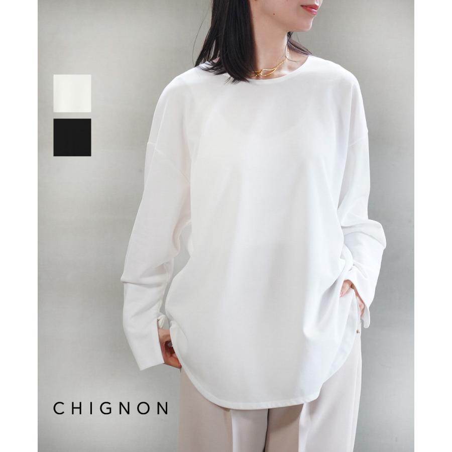 シニヨン カットジョーゼットルーズブラウス CHIGNON 8246-567KK 国内正規品 2025春夏新作 送料無料 シニヨン カットジョーゼットルーズブラウス CHIGNON レディース 国内