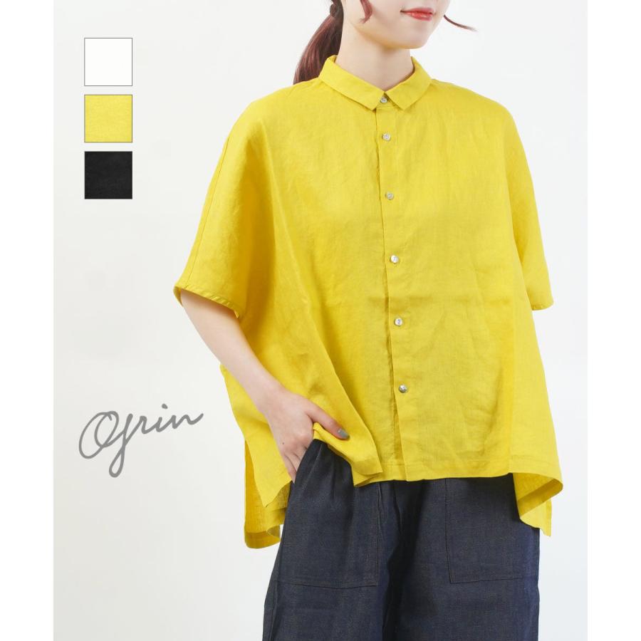 grin（グリン） 40リネン ウインドシャツ grin 2026春夏新作